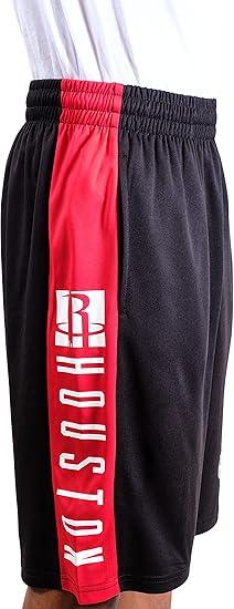 Ultra Game NBA Houston Rockets Warriors Men's Active Soft Workout Basketball Training Shorts| Houston Rockets - UltraGameShop