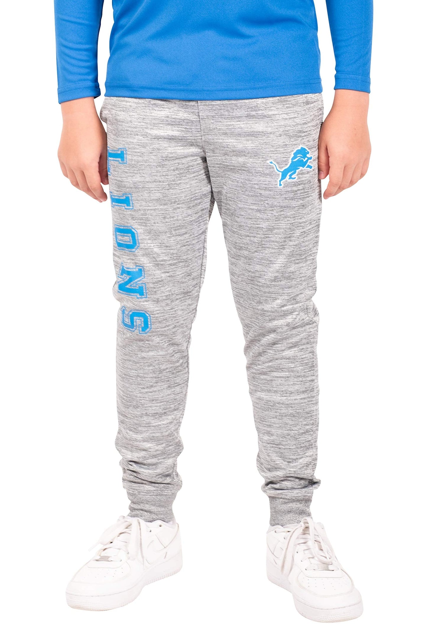 Ultra Game NFL Official Youth Super Soft Game Day Jogger Sweatpants, Detroit Lions|Detroit Lions