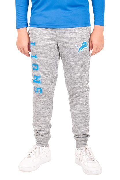 Ultra Game NFL Official Youth Super Soft Game Day Jogger Sweatpants, Detroit Lions|Detroit Lions