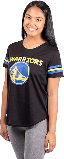 Ultra Game NBA Women's Golden State Warriors Soft Mesh T-Shirt | Golden State Warriors - UltraGameShop