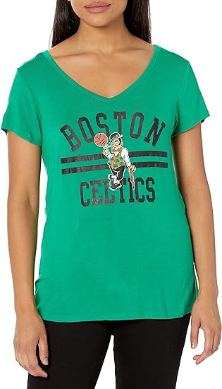 Ultra Game NBA Women's Boston Celtics Relaxed Short Sleeve T-Shirt | Boston Celtics - UltraGameShop