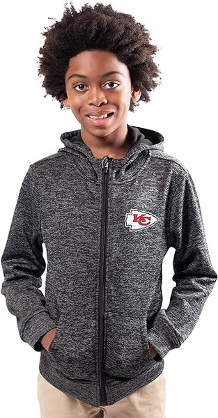 Ultra Game NFL Kansas City Chiefs Youth Extra Soft Fleece Pullover Hoodie Sweatshirt|Kansas City Chiefs