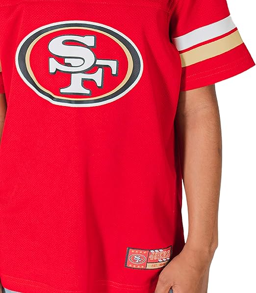 Ultra Game NFL San Francisco 49ers Youth Soft Mesh Vintage Jersey T-Shirt|San Francisco 49ers - UltraGameShop