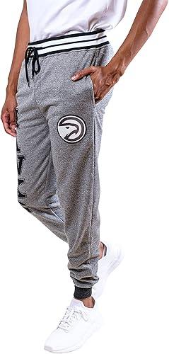 Ultra Game NBA Atlanta Hawks Official Men's Super Soft Game Day Jogger Sweatpants|Atlanta Hawks - UltraGameShop