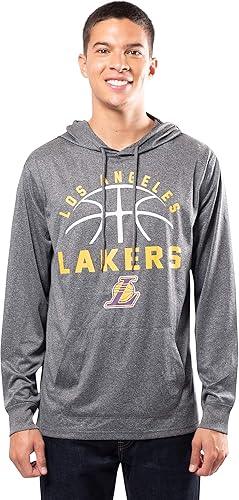 Ultra Game NBA Los Angeles Lakers Men’s Super Soft Lightweight Pullover Hoodie Sweatshirt|Los Angeles Lakers - UltraGameShop