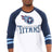 Ultra Game NFL Mens Super Soft Raglan Baseball Long Sleeve T-Shirt| Tennessee Titans - UltraGameShop