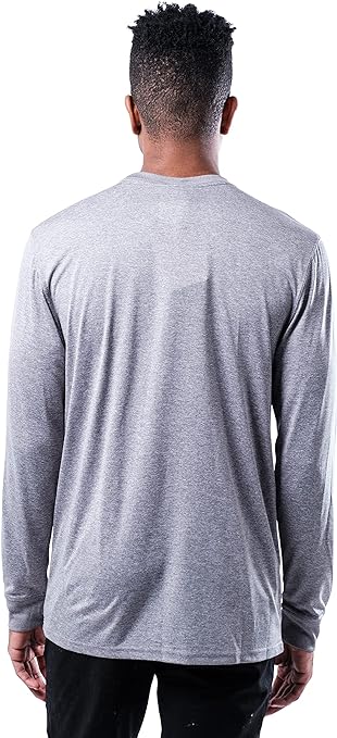 Ultra Game NFL Houston Texans Mens Active Quick Dry Long Sleeve T-Shirt|Houston Texans - UltraGameShop