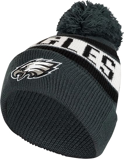 Ultra Game Kids NFL Beanie Hat with Extra Warm Touch Screen Gloves