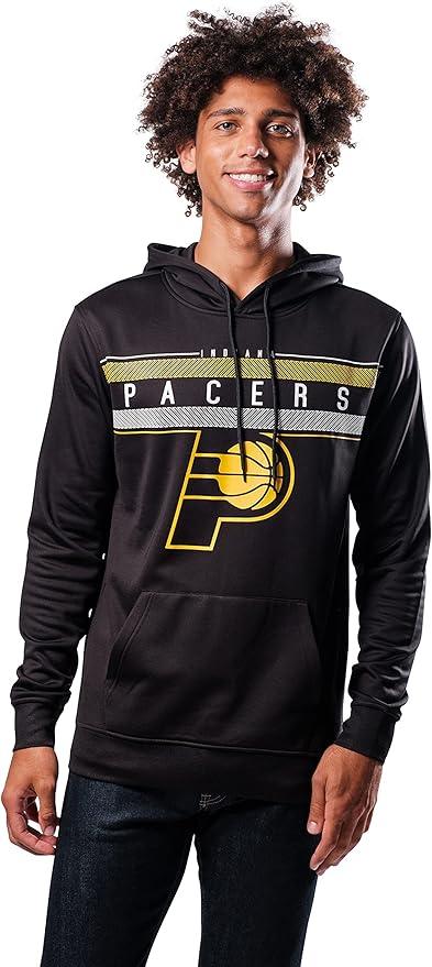 Ultra Game NBA Indiana Pacers Men's Fleece Hoodie Pullover Sweatshirt Poly Midtown |Indiana Pacers - UltraGameShop