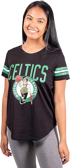 Ultra Game NBA Women's Boston Celtics Soft Mesh T-Shirt | Boston Celtics - UltraGameShop