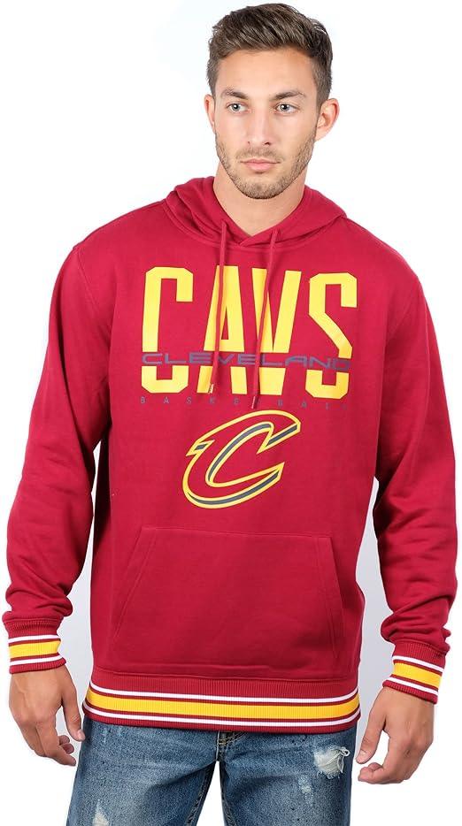 Ultra Game Men's NBA Cleveland Cavaliers Focused Pullover Fleece Hoodie Sweatshirt|Cleveland Cavaliers - UltraGameShop