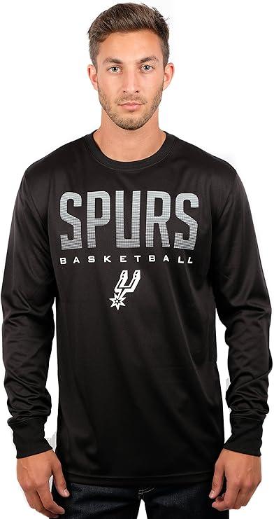 Ultra Game NBA San Antonio Spurs Men's Super Soft Game Day Long Sleeve T-Shirt |San Antonio Spurs - UltraGameShop