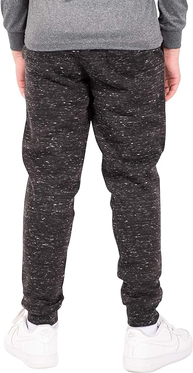 Ultra Game NFL Carolina Panthers Youth Extra Soft Black Snow Fleece Jogger Sweatpants|Carolina Panthers - UltraGameShop