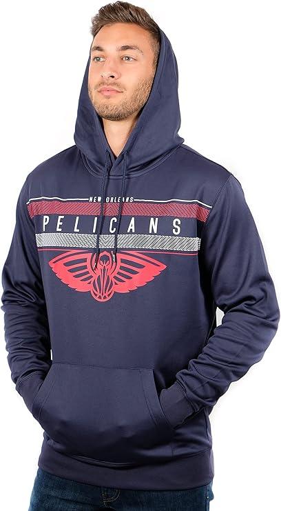 Ultra Game NBA New Orleans Pelicans Men's Fleece Hoodie Pullover Sweatshirt Poly Midtown |New Orleans Pelicans - UltraGameShop