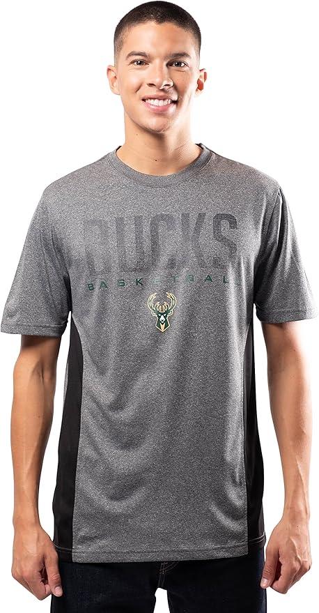 Ultra Game NBA Milwaukee Bucks Men’s Super Soft Supreme T-Shirt|Milwaukee Bucks - UltraGameShop