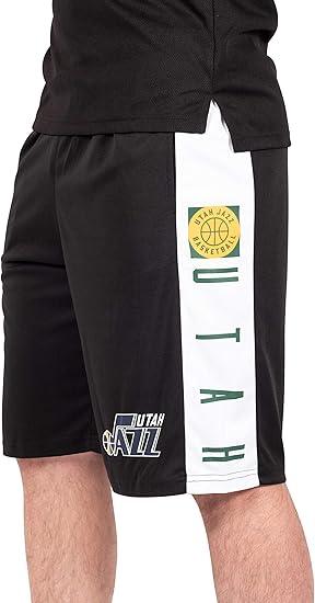 Ultra Game NBA Utah Jazz Men's Active Soft Workout Basketball Training Shorts| Utah Jazz - UltraGameShop