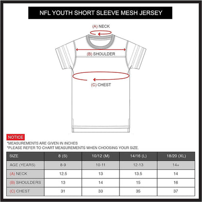 Ultra Game NFL Cleveland Browns Youth Soft Mesh Vintage Jersey T-Shirt|Cleveland Browns - UltraGameShop