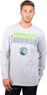 Ultra Game NBA Minnesota Timberwolves Men's Super Soft Supreme Long Sleeve T-Shirt|Minnesota Timberwolves - UltraGameShop