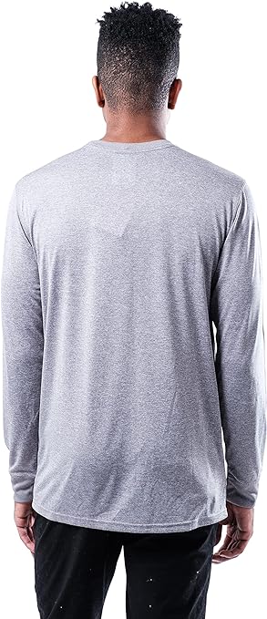 Ultra Game NFL New York Giants Mens Active Quick Dry Long Sleeve T-Shirt|New York Giants