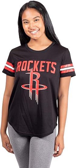 Ultra Game NBA Women's Houston Rockets Soft Mesh T-Shirt | Houston Rockets - UltraGameShop