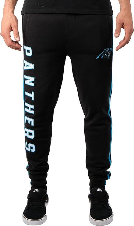 Ultra Game NFL Carolina Panthers Men's Active Super Soft Game Day Jogger Sweatpants|Carolina Panthers - UltraGameShop