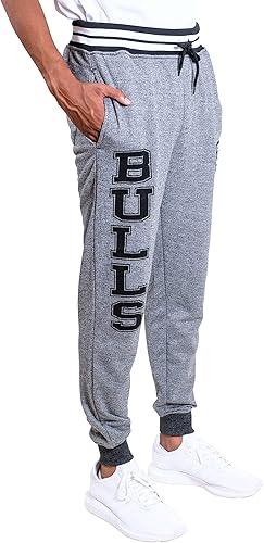 Ultra Game NBA Chicago Bulls Official Men's Super Soft Game Day Jogger Sweatpants|Chicago Bulls - UltraGameShop