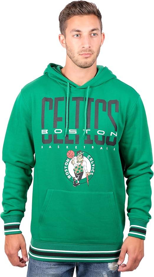 Ultra Game Men's NBA Boston Celtics Focused Pullover Fleece Hoodie Sweatshirt|Boston Celtics - UltraGameShop