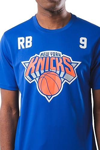 Ultra Game NBA New York Knicks - Rj Barrett Men's Players Quick Dry Active T-Shirt|New York Knicks - Rj Barrett - UltraGameShop