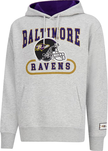 Ultra Game NFL Official Adults Unisex Super Soft Beast Mode Hoodie Sweatshirt, Baltimore Ravens|Baltimore Ravens