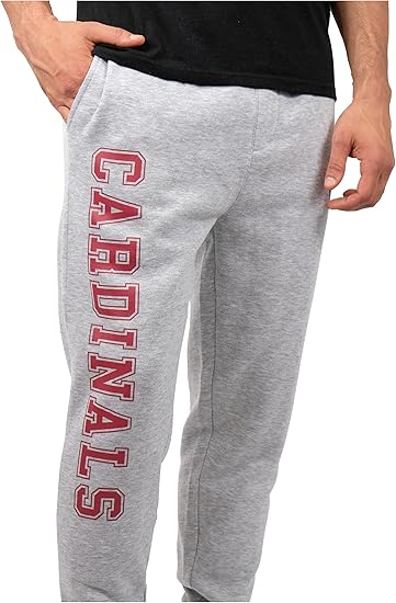 Ultra Game NFL Official Adults Super Soft Game Day Jogger Sweatpants - Unisex, Arizona Cardinals|Arizona Cardinals