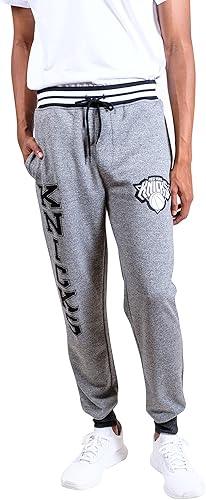 Ultra Game NBA New York Knicks Official Men's Super Soft Game Day Jogger Sweatpants|New York Knicks - UltraGameShop