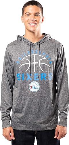 Ultra Game NBA Philadelphia 76ers Men’s Super Soft Lightweight Pullover Hoodie Sweatshirt|Philadelphia 76ers - UltraGameShop