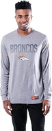 Ultra Game NFL Denver Broncos Mens Active Quick Dry Long Sleeve T-Shirt|Denver Broncos
