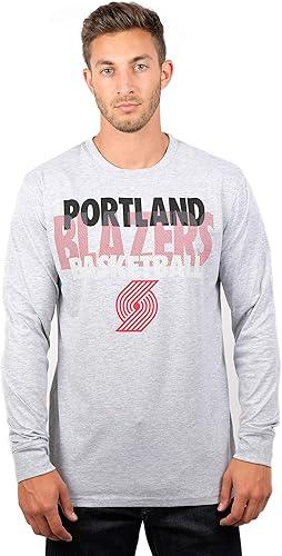 Ultra Game NBA Portland Trail Blazers Men's Super Soft Supreme Long Sleeve T-Shirt|Portland Trail Blazers - UltraGameShop