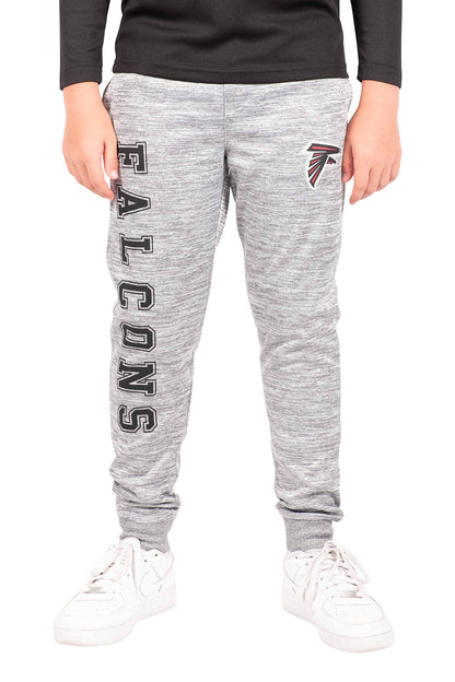 Ultra Game NFL Official Youth Super Soft Game Day Jogger Sweatpants, Atlanta Falcons|Atlanta Falcons