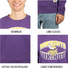 Ultra Game NFL Minnesota Vikings Men's Super Soft Ultimate Crew Neck Sweatshir|Minnesota Vikings