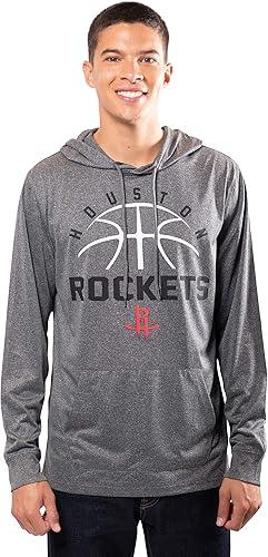 Ultra Game NBA Houston Rockets Men’s Super Soft Lightweight Pullover Hoodie Sweatshirt|Houston Rockets - UltraGameShop