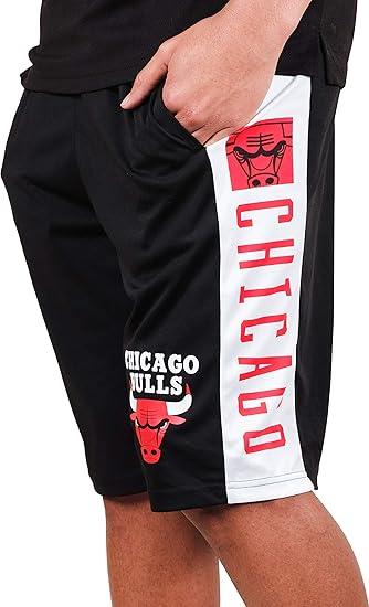 Ultra Game NBA Chicago Bulls Men's Active Soft Workout Basketball Training Shorts|Chicago Bulls - UltraGameShop