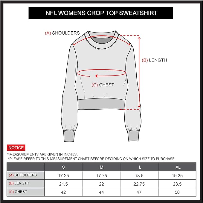 Ultra Game NFL Chicago Bears Womens Long Sleeve Fleece Sweatshirt|Chicago Bears