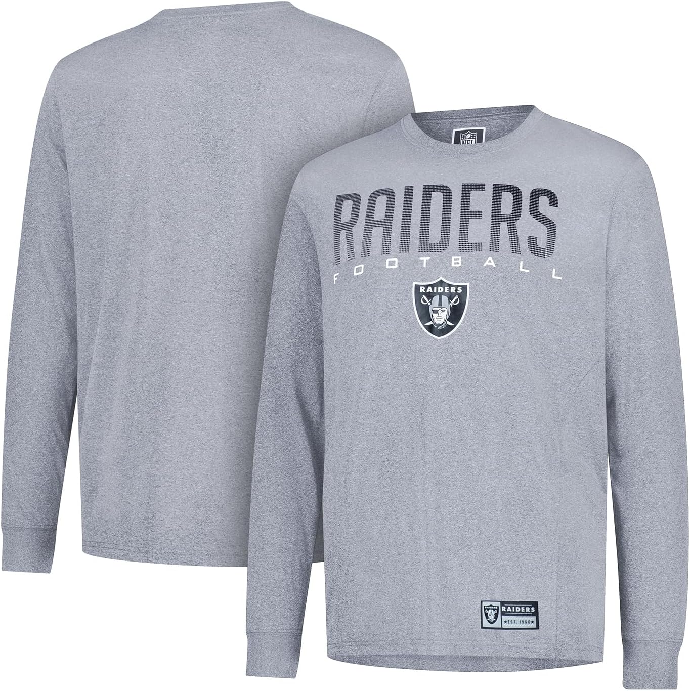 NFL Official Super Soft Game Day Long Sleeve T-Shirt|Las Vegas Raiders