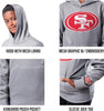 Ultra Game NFL San Francisco 49ers Youth Extra Soft Fleece Pullover Hoodie Sweatshirt|San Francisco 49ers