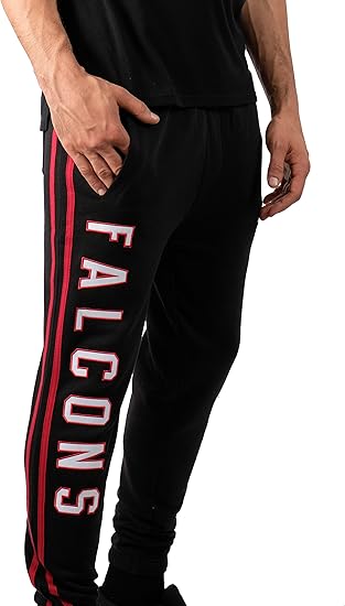 Ultra Game NFL Official Adults Super Soft Game Day Jogger Sweatpants - Unisex, Atlanta Falcons|Atlanta Falcons