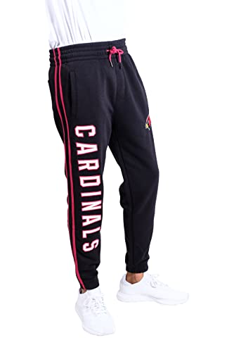 Ultra Game NFL Official Adults Super Soft Game Day Jogger Sweatpants - Unisex, Arizona Cardinals|Arizona Cardinals