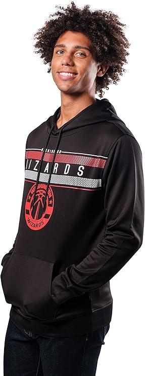 Ultra Game NBA Official Men’s Super Soft Midtown Hoodie Pullover Sweatshirt - Unisex, Washington Wizards|Washington Wizards