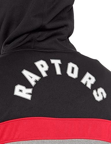 Ultra Game NBA Toronto Raptors Men's Contrast Back Cut Full Zip Hoodie Sweatshirt|Toronto Raptors - UltraGameShop