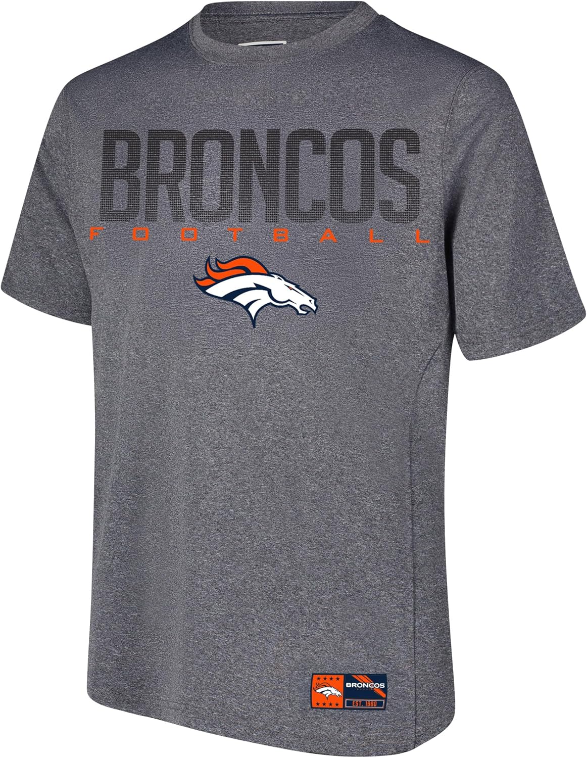 Ultra Game NFL Official Adults Super Soft Supreme Game Day T-Shirt - Unisex Denver Broncos|Denver Broncos