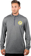 Ultra Game NBA Indiana Pacers Men's Quarter Zip Long Sleeve Pullover T-Shirt|Indiana Pacers - UltraGameShop