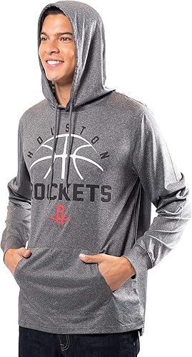 Ultra Game NBA Houston Rockets Men’s Super Soft Lightweight Pullover Hoodie Sweatshirt|Houston Rockets - UltraGameShop