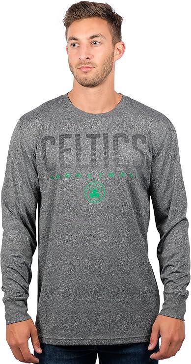 Ultra Game NBA Boston Celtics Men's Super Soft Game Day Long Sleeve T-Shirt |Boston Celtics - UltraGameShop