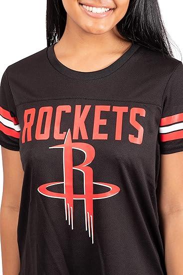 Ultra Game NBA Women's Houston Rockets Soft Mesh T-Shirt | Houston Rockets - UltraGameShop